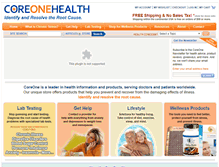 Tablet Screenshot of coreonehealth.com